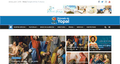 Desktop Screenshot of diocesisdeyopal.org