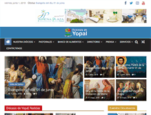 Tablet Screenshot of diocesisdeyopal.org